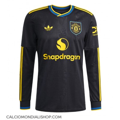 Maglie da calcio Manchester United Terza Maglia 2025-26 Manica Lunga Maglie da calcio Manchester United Terza Maglia 2025-26 Manica Lunga